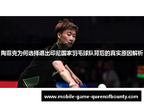 陶菲克为何选择退出印尼国家羽毛球队背后的真实原因解析